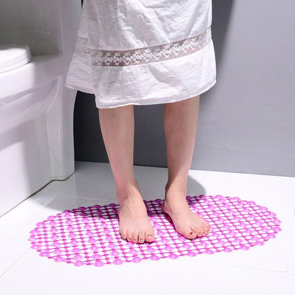 Thảm Lót Sàn Nhà Tắm Hình Oval Có Giác Hút Siêu Bền