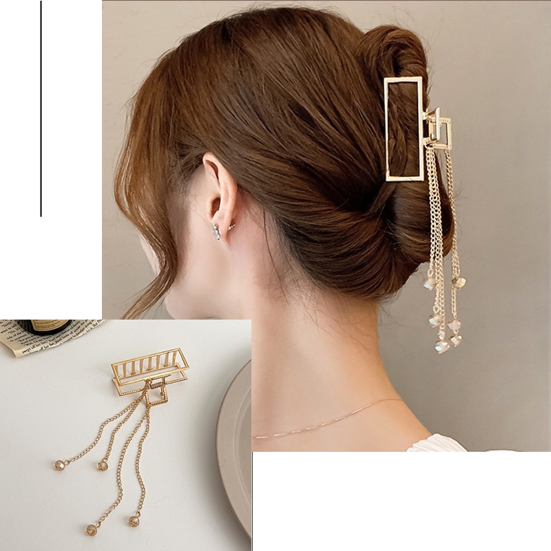Kẹp tóc nơ đính ngọc trai nhân tạo hợp thời trang cho nữ