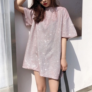 Áo pull kim sa hột lưu lấp lánh ánh kim sa