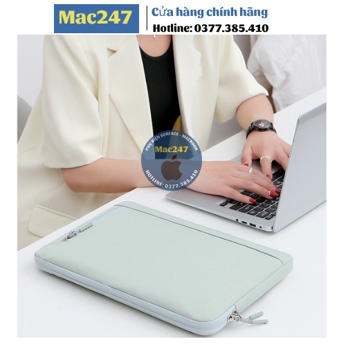 TÚI CHỐNG SỐC macbook laptop chống nước, chống va đạp đủ size 12-16inch màu XANH