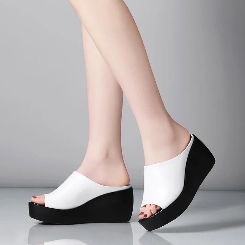 Dép xuồng đế đúc thời trang korea - D355