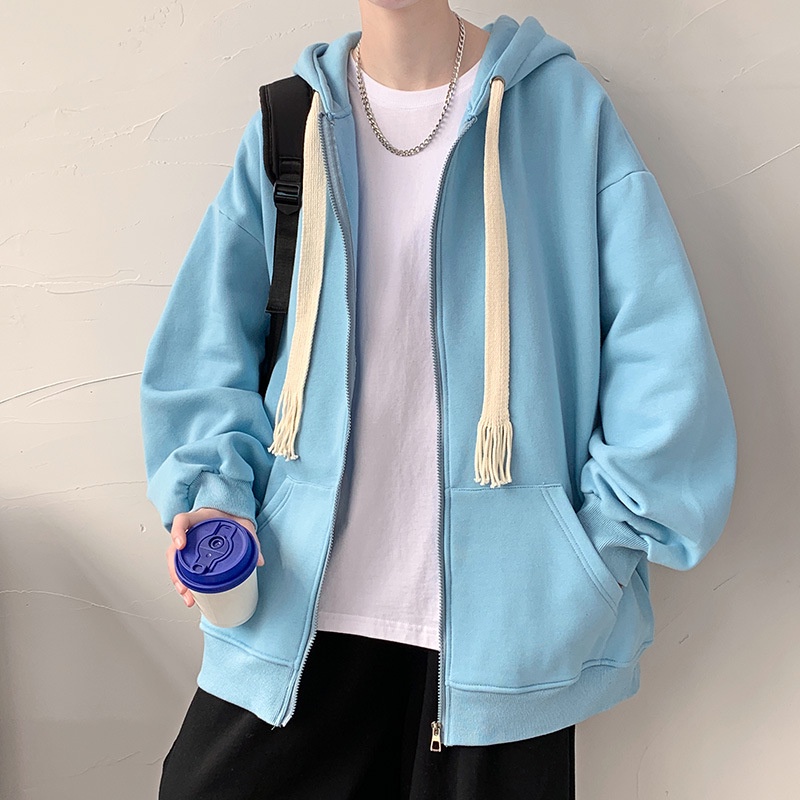 Áo Khoác Cardigan Có Mũ Trùm oversize Thời Trang Dành Cho Nam