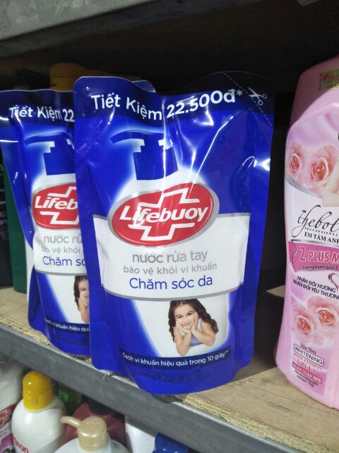 Lifebuoy nước rửa tay bảo vệ khỏi vi khuẩn chăm sóc da túi  400g.