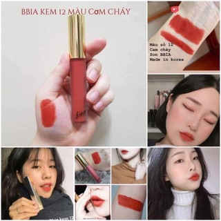 Son BBIA màu 12 cam cháy
