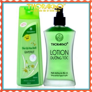 Bộ đôi hoàn hảo: Lotion dưỡng tóc 120ml - Dầu gội hoa bưởi 400ml Thorakao