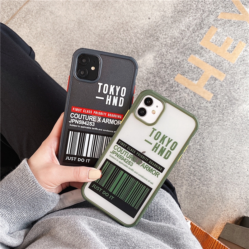 Ốp điện thoại mềm hình Tokyo màu xanh lá/đen cho Iphone 11 Pro MAX i7 i8 Plus XR XS MAX | BigBuy360 - bigbuy360.vn