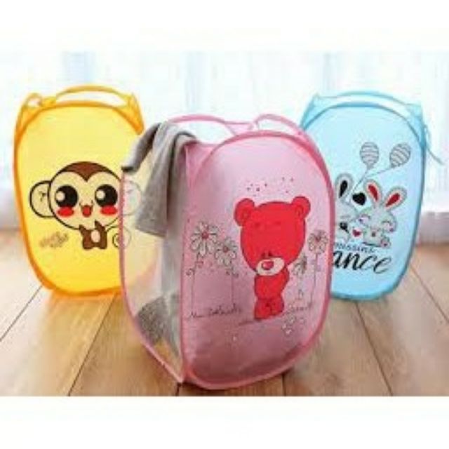 Sọt đựng quần áo bẩn/ đồ chơi hoạt hình tự bung  MYN_UNDERWEAR