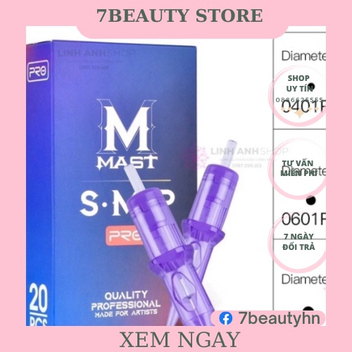 Hộp Kim 1 Máy Pen MAST PRO Tím Chính Hãng Phun Xăm
