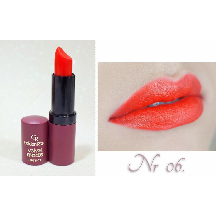 Sale - (Màu từ 1 đến 19) Son môi lì Golden Rose Velvet Matte Lipstick sản phẩm y hình