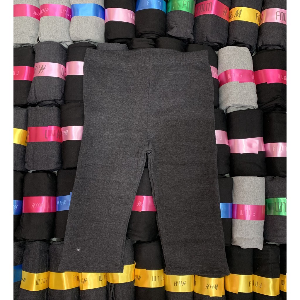 Quần legging nữ lửng ngố hffm cao cấp cạp cao nâng mông cotton dày dặn ChiChi HM03 | WebRaoVat - webraovat.net.vn