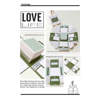 Love box dán ảnh handmade - Kích Thước: 10x10 cm