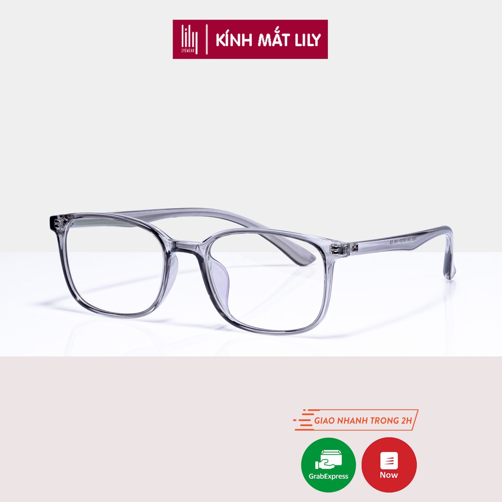 Gọng kính Lilyeyewear nhựa dẻo kiểu dáng hàn quốc thời trang nam nữ 206