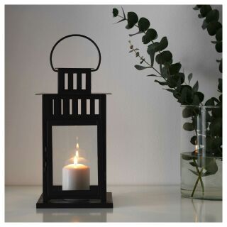 Đèn nến IKEA BORRBY hình vuông sang trọng