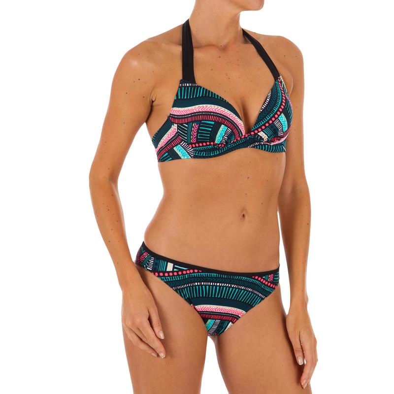 Áo bơi nâng ngực có cúp ngực đệm liền ELENA VILA Decathlon OLAIAN cho nữ size 80C