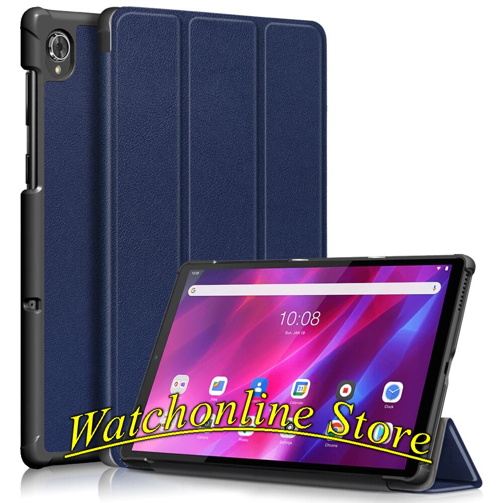 Bao da máy tính bảng có giá đỡ nam châm chống dấu vân tay cho Lenovo Tab K10 TB-X6C6 10.3 inch