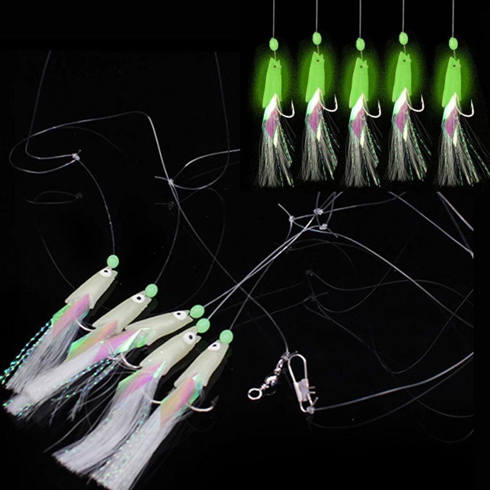 Móc Câu Cá Gắn Lông Vũ Phát Sáng AUGUSTINE