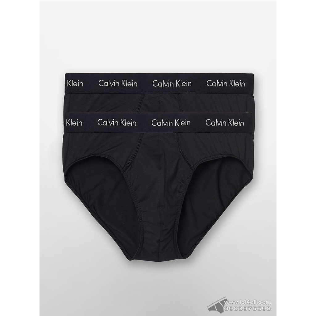 [CHÍNH HÃNG] Quần lót nam Calvin Klein NP1906O Micro Stretch Hip Brief 2-pack Black