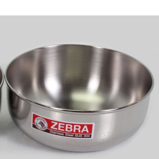 Tô Chén inox 18cm 2000ml Zebra 111018 hàng nhập khẩu Thái Lan