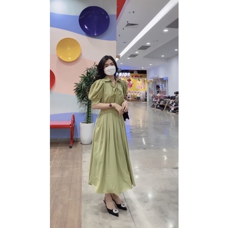 VÁY CỔ XOÈ CỔ NƠ