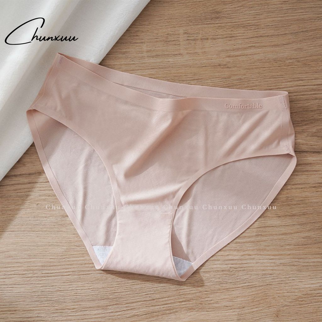 Quần lót nữ không viền đúc su lạnh thông hơi thoáng khí đủ 3 size M L XL- CHUNXUU QC120