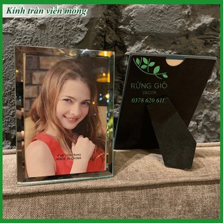 Khung ảnh để bàn kính tràn viền mỏng , để bàn tiệc cưới