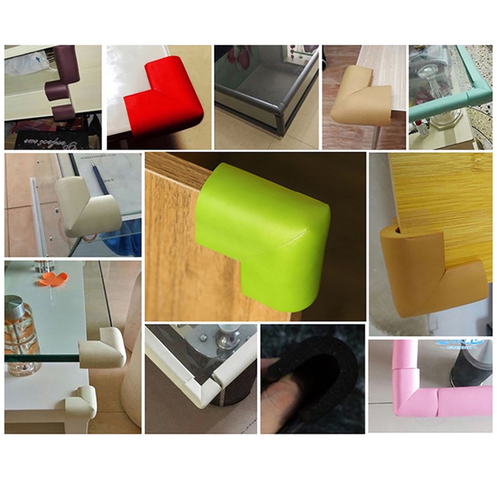 Tbuy + Vỏ Bọc Góc Cạnh Bàn Hình Chữ U Bằng Cao Su An Toàn NBR