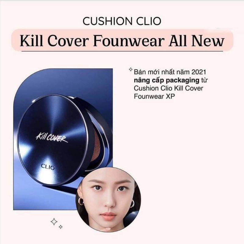 SÉT PHẤN NƯỚC CHE KHUYẾT ĐIỂM CAO CLIO KILL COVER XP