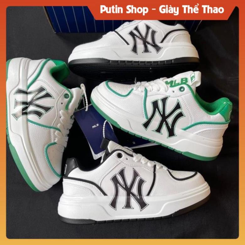 Giày mlb mẫu mới 2022 mlb xanh lá đen nâu full box bill, Giầy mcq sneaker thể thao nam nữ