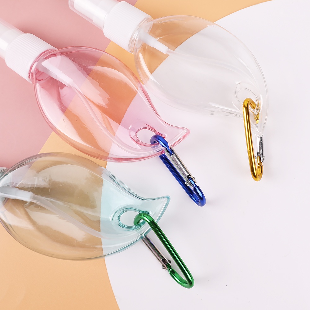 Chai nhựa rỗng dạng xịt có móc treo tiện dụng khi đi du lịch 50ml