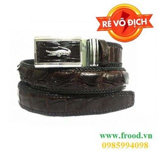 Dây nịt da cá sấu đan viền Ruby Luxury RLS-TLDV