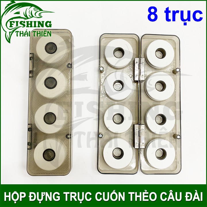 Hộp đựng trục cuốn thẻo câu đài 8 trục