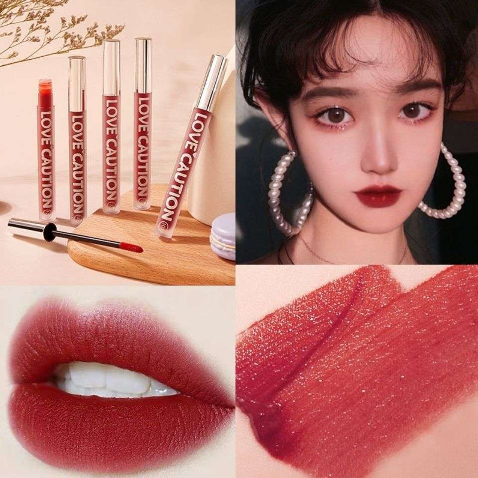 Son môi nhung nhám dễ lên màu chống thấm nươcx không phai bền lâu