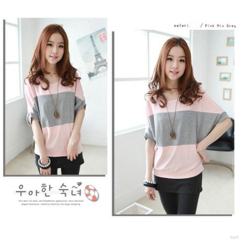 Áo Thun Nữ Cổ Tròn Ngắn Tay Họa Tiết In Thời Trang