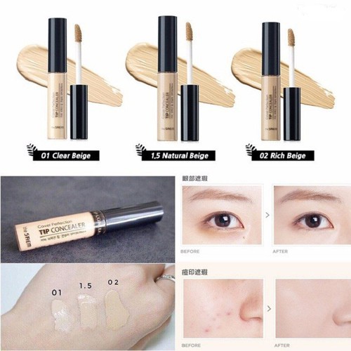 CHE KHUYẾT ĐIỂM COVER PERFECTION CONCEALER SPF 28 PA++