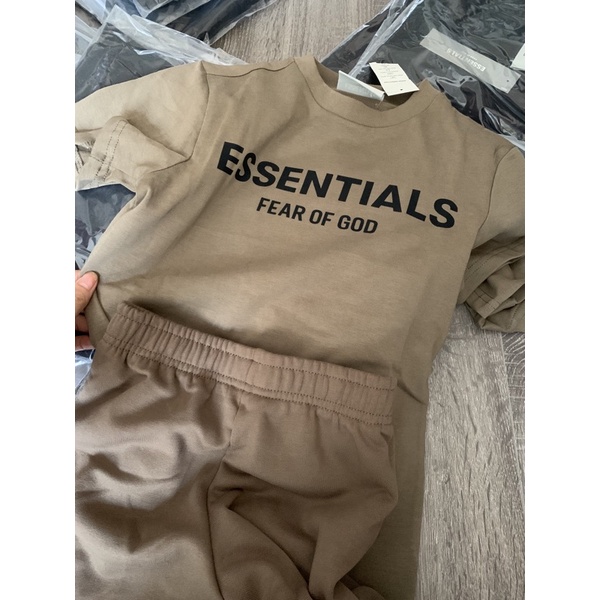 Bộ cotton quần da cá Essntials cho bé