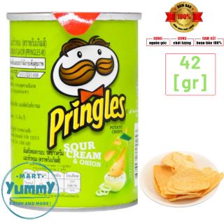 Khoai tây chiên Pringles Sour Cream & Onion hộp 42 gram