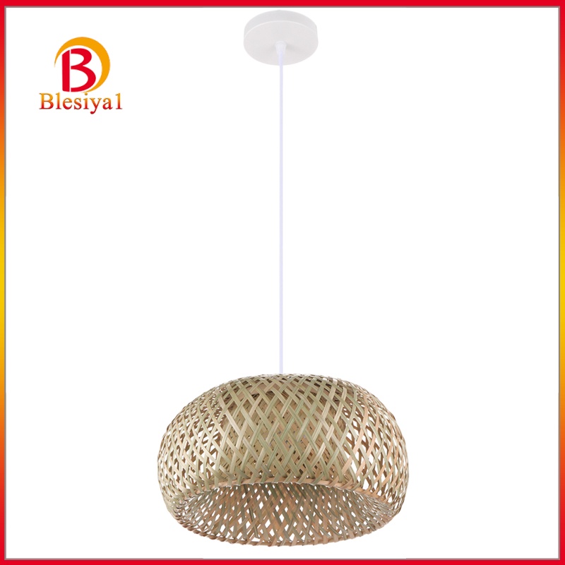 [BLESIYA1] E27 Woven Pendant Ceiling Light Fixture Restaurant Hanging Lamp Study Decor
