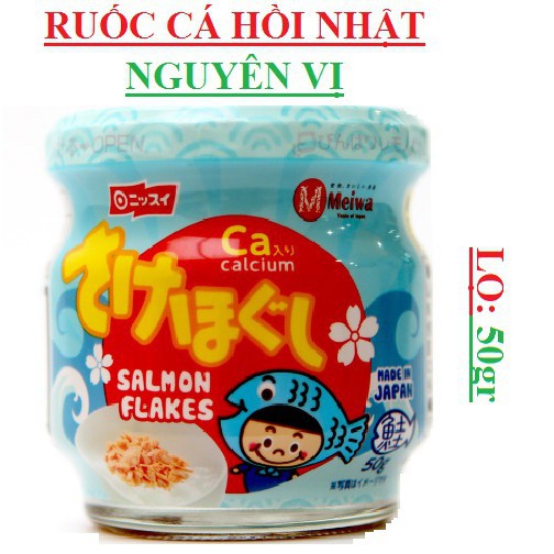 Ruốc Cá Hồi MEIWA Nhật 50g