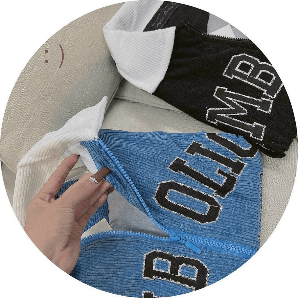 ÁO KHOÁC BOMBER NHUNG TĂM NAM NỮ FORM RỘNG CỰC XIN HOT