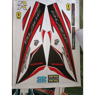 Tem rời blade 110 217 dán xe đen
