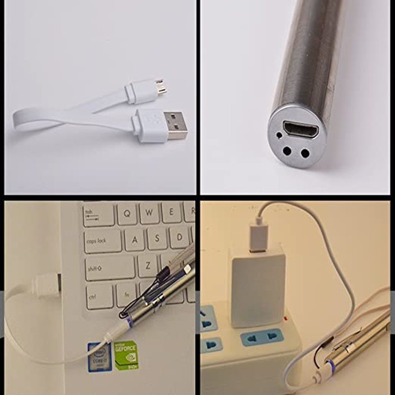 Bút Đèn Pin LED Y Tế Cầm Tay Sạc USB Mini Siêu Sáng