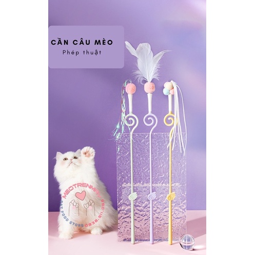 💥 Cần câu mèo phép thuật 💥 đồ chơi cho mèo