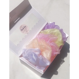 CỘT TÓC VẢI- SCRUNCHIES VOAN CÁT KIẾNG