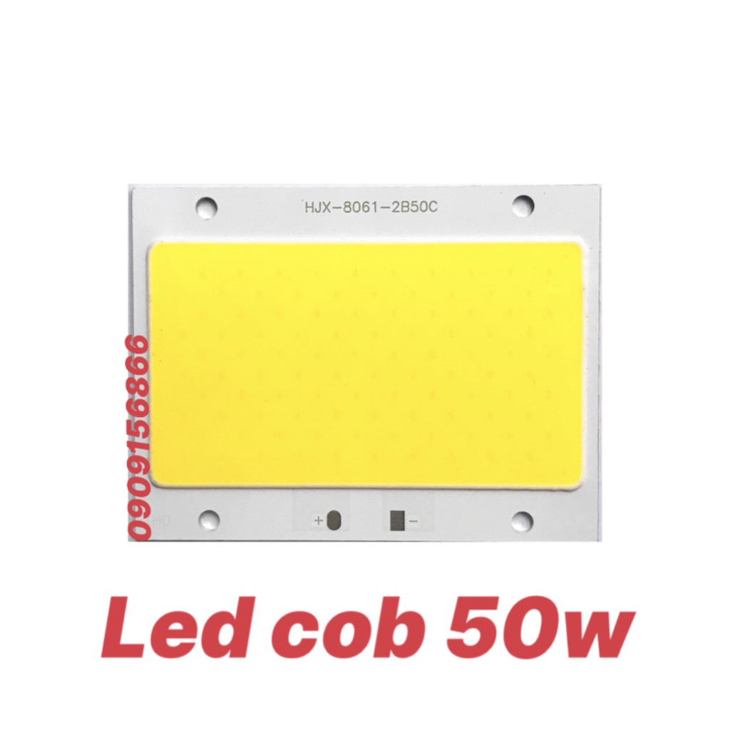 Mắt led cob 50w kèm theo chấn lưu