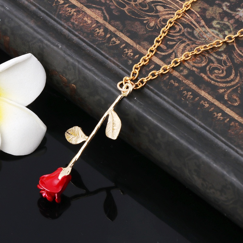 Vòng cổ Vàng Hồng 3D Hình Người Đẹp Và Quái Vật