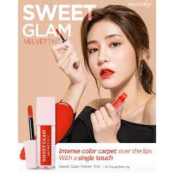 Son Kem Lì Secret Key Sweet Glam Velvet Tint