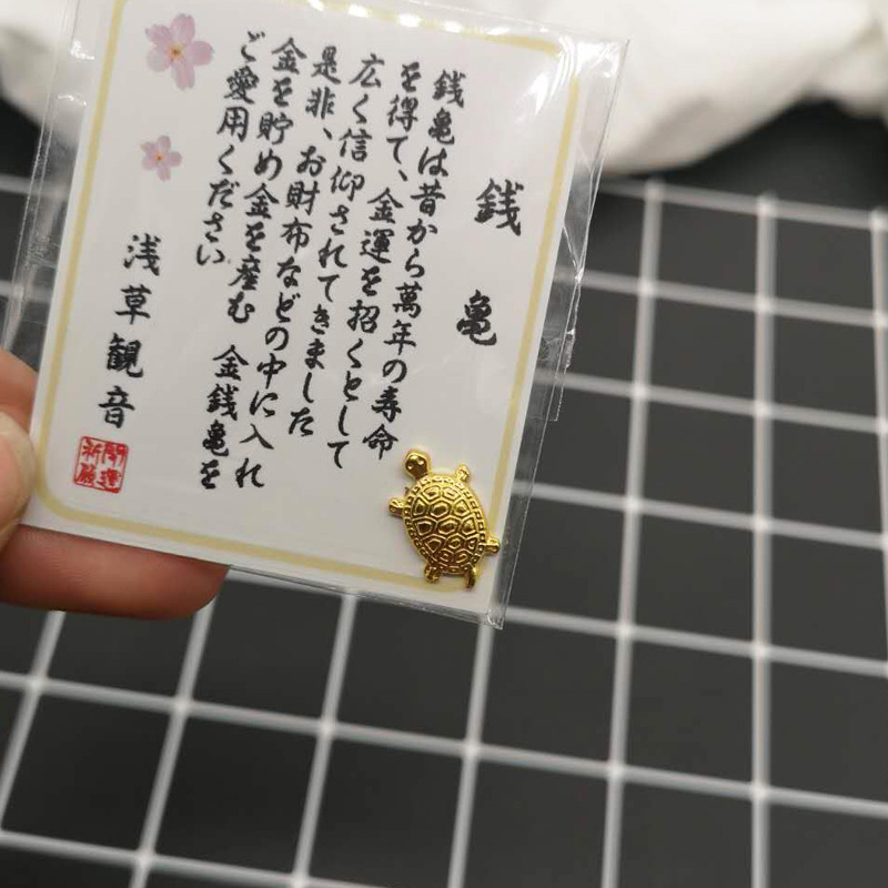 Rùa Vàng May Mắn Để Trong Ví Tiền Thu Hút Tài Lộc, Phong Cách Nhật Bản