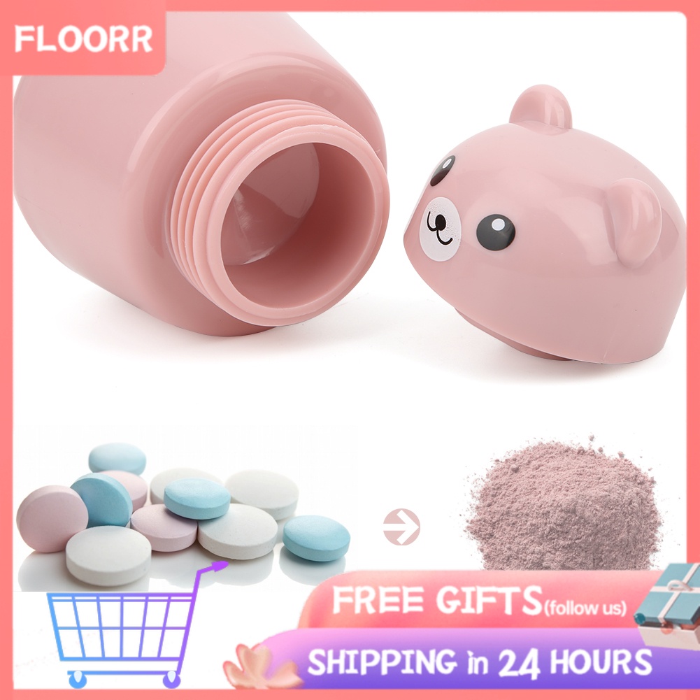 Dụng cụ nghiền thuốc nhỏ gọn kiểu dáng động vật dễ thương dành cho trẻ em