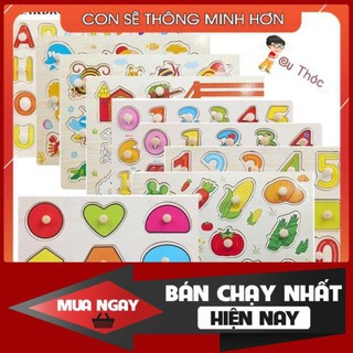 [XẢ KHO-GIÁ TỐT]ĐỒ CHƠI GHÉP HÌNH BẢNG GỖ CÓ NÚM NHIỀU CHỦ ĐỀ PHÁT TRIỂN TƯ DUY BÉ HÀNG LOẠI ĐẸP