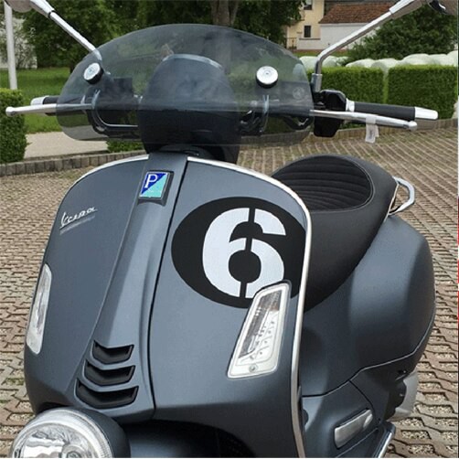 Bộ tem xe decal Vespa GTS số 6 Seigiorni